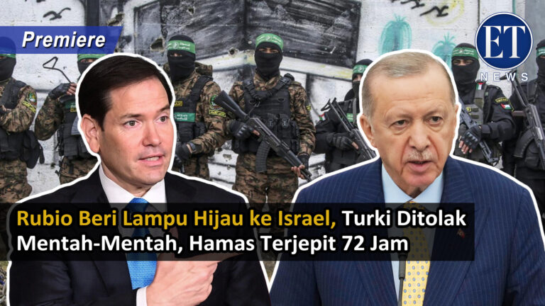 “Rubio Beri Lampu Hijau ke Israel, Turki Ditolak Mentah-Mentah — Hamas Terjepit 72 Jam”