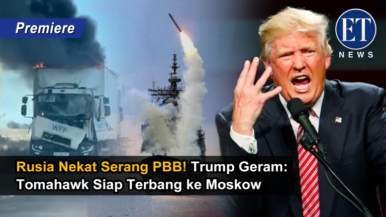 “Rusia Nekat Serang PBB! Trump Geram: Tomahawk Siap Terbang ke Moskow”