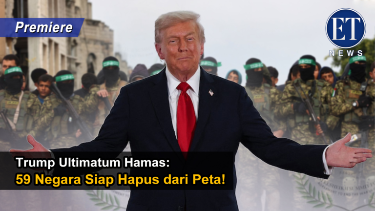 Trump Ultimatum Hamas: “59 Negara Siap Hapus dari Peta!”