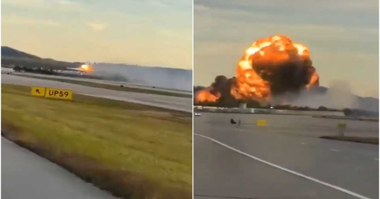 Video: 7 Tewas, 11 Luka-luka Akibat Pesawat Kargo Jatuh di Dekat Bandara Louisville, AS