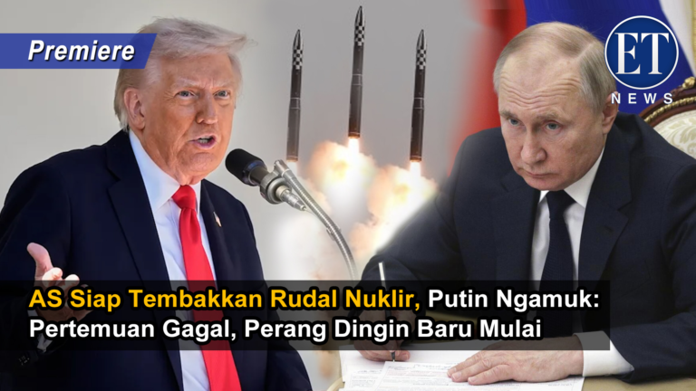 AS Siap Tembakkan Rudal Nuklir, Putin Ngamuk di Kremlin: Pertemuan Gagal, Perang Dingin Baru Mulai?