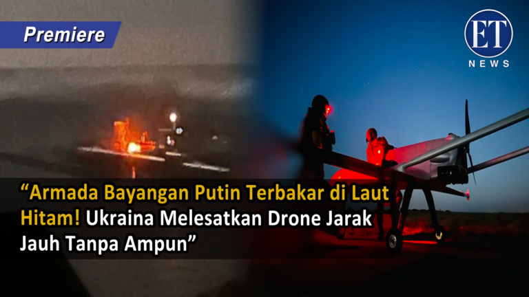 “Armada Bayangan Putin Terbakar di Laut Hitam! Ukraina Melesatkan Drone Jarak Jauh Tanpa Ampun”