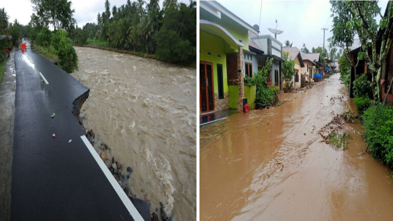 Banjir Bandang dan Longsor Lumpuhkan Aceh, Sumut dan Sumbar, Warga Diingatkan Potensi Cuaca Ekstrem Siklon Tropis KOTO dan Bibit Siklon 95B