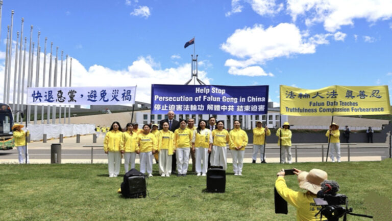 Kegiatan Praktisi Falun Gong di Australia Ungkap Rekam Jejak Pelanggaran Hak Asasi Manusia Zhao Leji, Dorong Pemerintah Bertindak