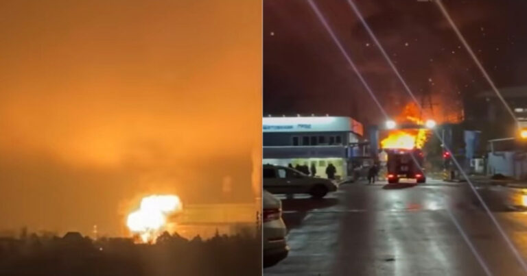 Drone Ukraina Serang Wilayah Moskow, Picu Kebakaran Besar di Pembangkit Listrik