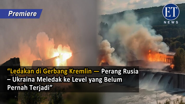 “Ledakan di Gerbang Kremlin — Perang Rusia–Ukraina Meledak ke Level yang Belum Pernah Terjadi”