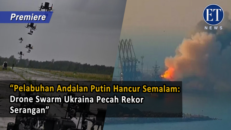 “Pelabuhan Andalan Putin Hancur Semalam: Drone Swarm Ukraina Pecah Rekor Serangan”