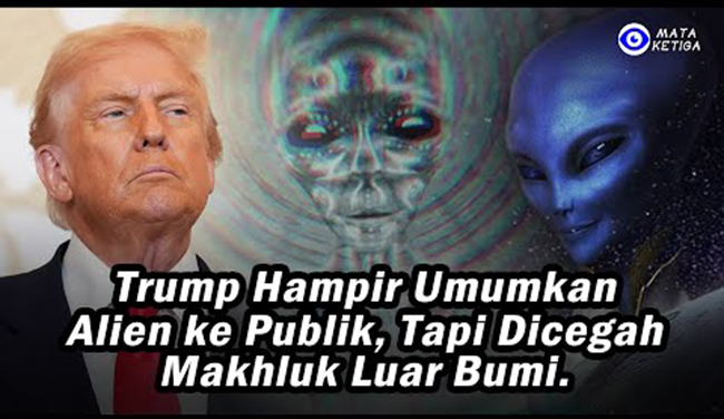 “Trump Hampir Umumkan Alien ke Publik—Tapi Dicegah Makhluk Luar Bumi!”