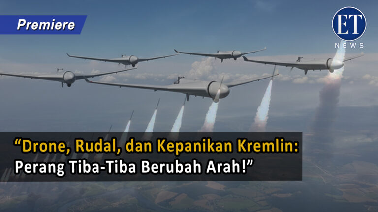 “Drone, Rudal, dan Kepanikan Kremlin: Perang Tiba-Tiba Berubah Arah!”