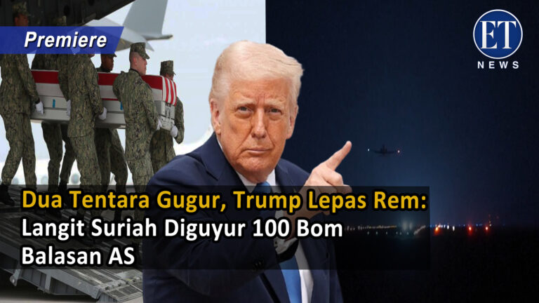 Dua Tentara Gugur, Trump Lepas Rem: Langit Suriah Diguyur 100 Bom Balasan AS