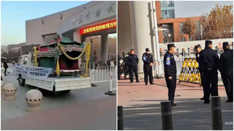 Tragedi Perundungan di Shandong, Tiongkok : Siswa Yatim Piatu Tewas Usai Jatuh dari Gedung, Pihak Keluarga Hadang Sekolah dengan Peti Mati