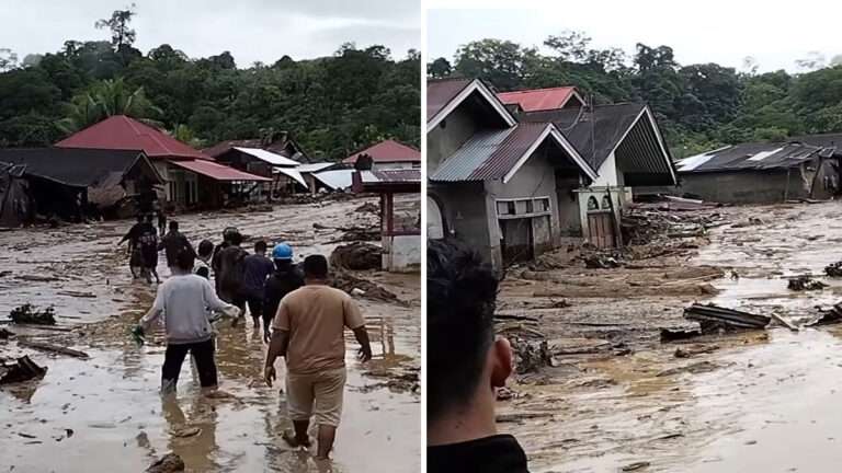 Banjir Bandang Andalas : Jejak Kaki Pincang Sang Ayah di Tengah Kampung yang Hilang