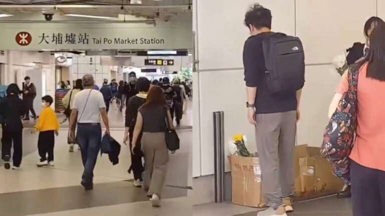 Adegan Mengharukan di Stasiun MTR Tai Po di Hong Kong, Sekali Lagi Menuai Pujian atas SDM Tinggi Penduduk Hong Kong 