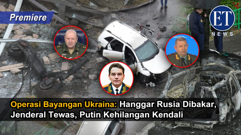 Operasi Bayangan Ukraina: Hanggar Rusia Dibakar, Jenderal Tewas, Putin Kehilangan Kendali