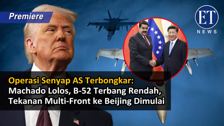 Operasi Senyap AS Terbongkar: Machado Lolos, B-52 Terbang Rendah, Tekanan Multi-Front ke Beijing