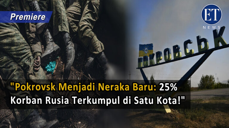 “Pokrovsk Menjadi Neraka Baru: 25% Korban Rusia Terkumpul di Satu Kota!”