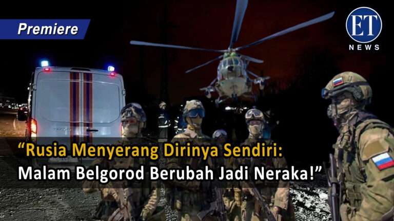 “Rusia Menyerang Dirinya Sendiri: Malam Belgorod Berubah Jadi Neraka!”
