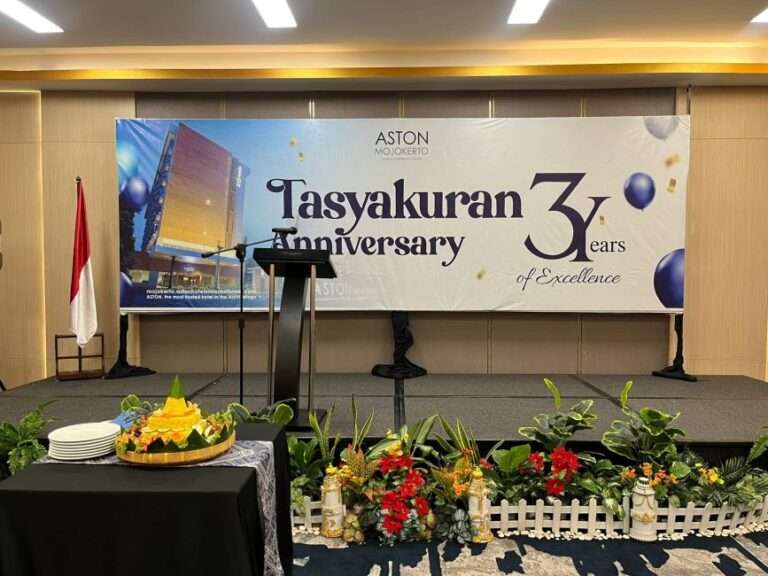 ASTON Mojokerto Hotel & Conference Center Rayakan 3 Tahun Keberhasilan dengan Serangkaian Kegiatan Sosial dan Kebersamaan