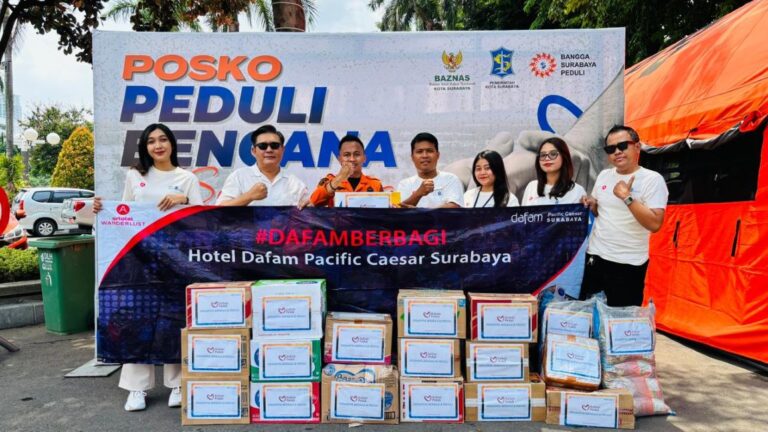 Dafam Pacific Caesar Surabaya Salurkan Bantuan Kemanusiaan untuk Korban Bencana Sumatera dan Aceh