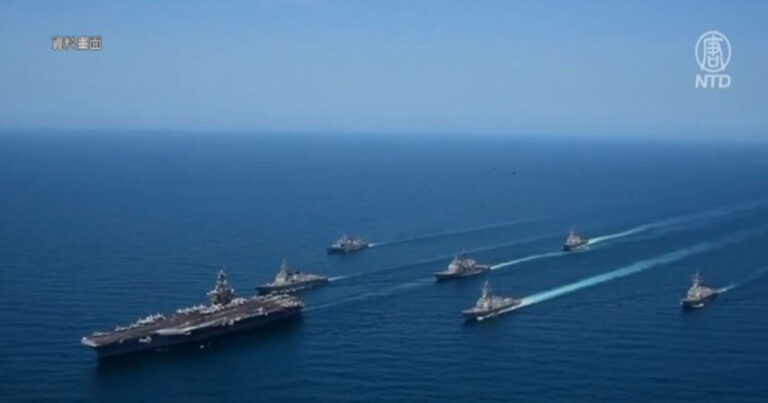 Penindasan di Iran Terus Berlanjut, Kapal Induk AS USS Abraham Lincoln Melintasi Selat Malaka