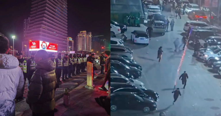 Video Malam Tahun Baru 2026, Partai Komunis Tiongkok Seperti Menghadapi Musuh Besar : Meski Dilarang! Warga Tetap Berkumpul, Menyalakan Kembang Api Langsung Dikejar Polisi 