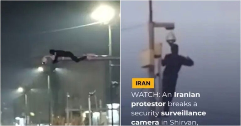 Protes Rakyat Iran Terus Berlanjut, Para Demonstran Hancurkan Peralatan Pengawas Buatan Tiongkok 