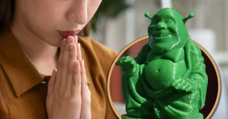 Wanita di Philipina Menyembah Patung Hijau Selama 4 Tahun, Menemukan Bahwa Itu Adalah Karakter Animasi Shrek