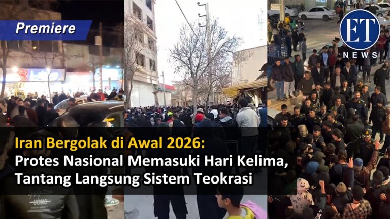 Iran Bergolak di Awal 2026: Protes Nasional Memasuki Hari Kelima, Tantang Langsung Sistem Teokrasi
