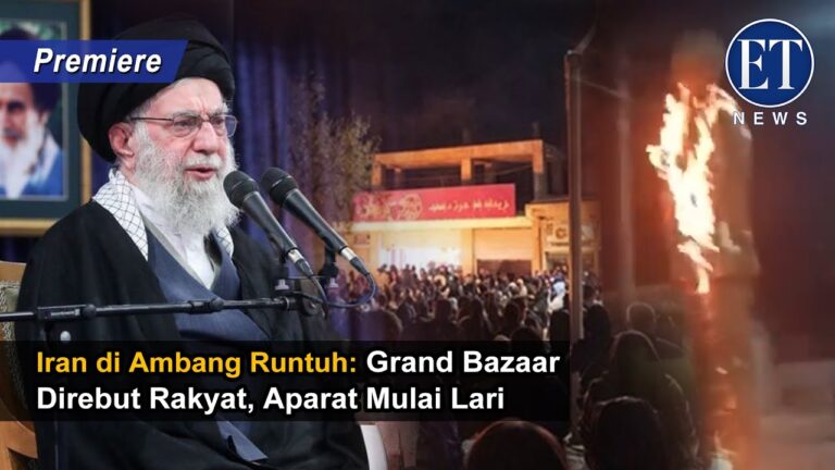 Iran di Ambang Runtuh: Grand Bazaar Direbut Rakyat, Aparat Mulai Lari