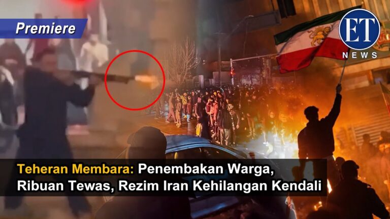 Teheran Membara: Penembakan Warga, Ribuan Tewas, Rezim Iran Kehilangan Kendali