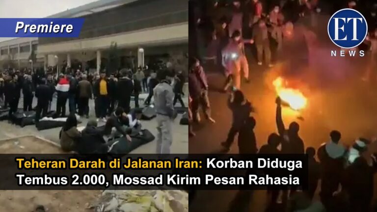 Darah di Jalanan Iran: Korban Diduga Tembus 2.000, Mossad Kirim Pesan Rahasia