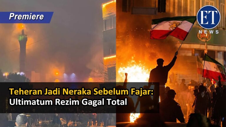 Teheran Jadi Neraka Sebelum Fajar: Ultimatum Rezim Gagal Total