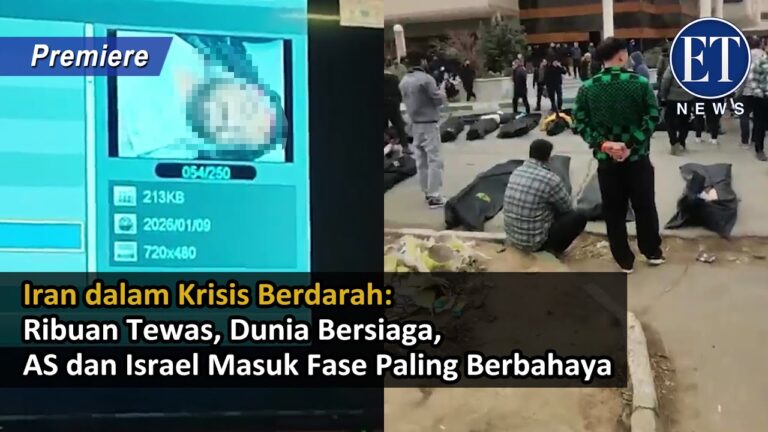 Iran dalam Krisis Berdarah: Ribuan Tewas, Dunia Bersiaga, AS dan Israel Masuk Fase Paling Berbahaya
