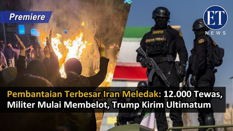 Pembantaian Terbesar Iran Meledak: 12.000 Tewas, Militer Mulai Membelot, Trump Kirim Ultimatum