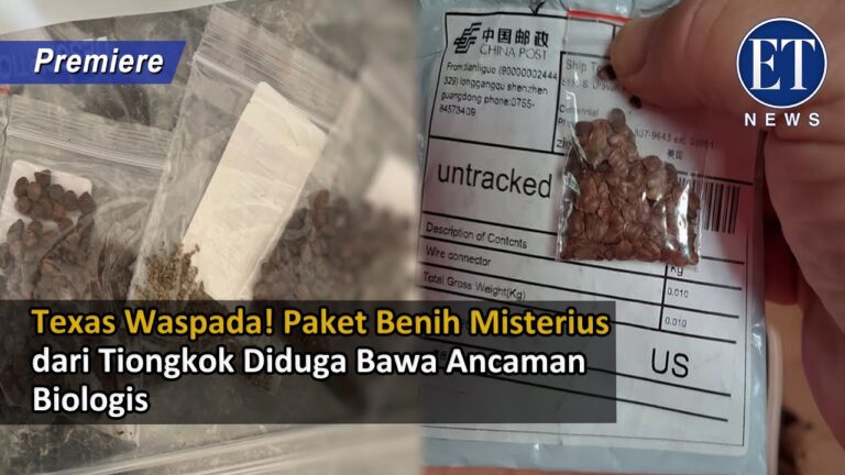 Texas Waspada! Paket Benih Misterius dari Tiongkok Diduga Bawa Ancaman Biologis