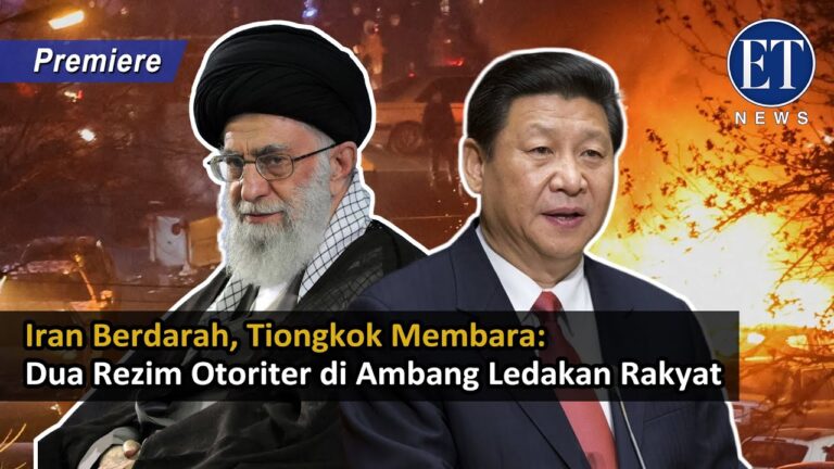 Iran Berdarah, Tiongkok Membara: Dua Rezim Otoriter di Ambang Ledakan Rakyat