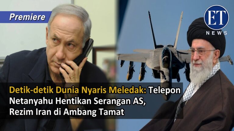 Detik-detik Dunia Nyaris Meledak: Telepon Netanyahu Hentikan Serangan AS, Rezim Iran di Ambang Tamat