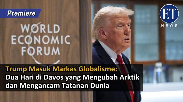 “Trump Masuk Markas Globalisme: Dua Hari di Davos yang Mengubah Arktik dan Mengancam Tatanan Dunia”