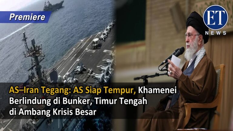 AS–Iran Tegang: AS Siap Tempur, Khamenei Berlindung di Bunker, Timur Tengah di Ambang Krisis Besar