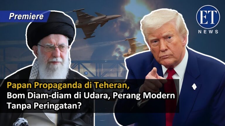 “Papan Propaganda di Teheran, Bom Diam-diam di Udara — Perang Modern Tanpa Peringatan?”