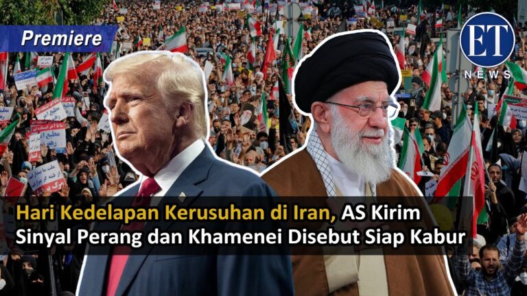 Hari Kedelapan Kerusuhan di Iran, AS Kirim Sinyal Perang dan Khamenei Disebut Siap Kabur