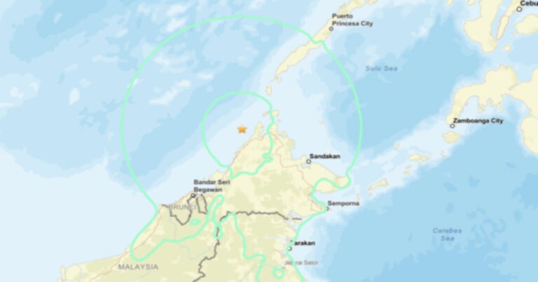 Gempa Bumi Berkekuatan Magnitudo 7,1 Melanda Lepas Pantai Malaysia