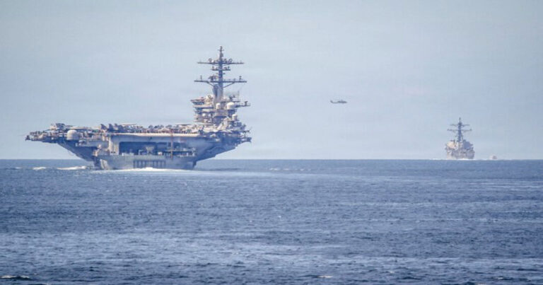 Militer AS Menembak Jatuh Drone Iran di Laut Arab Saat Mendekati Kapal Induk USS Abraham Lincoln