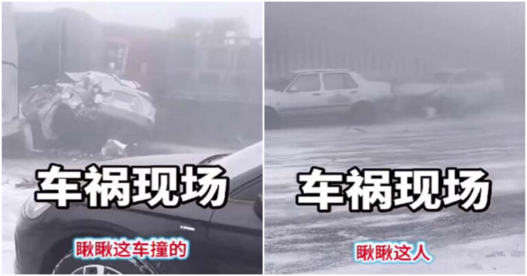 Salju Tebal di Jalan Tol Changchun, Tiongkok Picu Tabrakan Beruntun Ratusan Kendaraan, Sopir: “Banyak yang Tewas”
