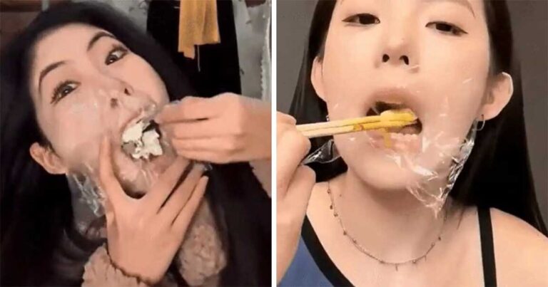 Tren Penurunan Berat Badan Aneh Membuat Orang Menggunakan Plastik Pembungkus Makanan sebagai Pelindung Mulut