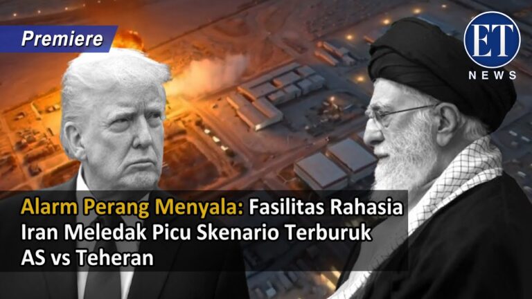 Alarm Perang Menyala: Fasilitas Rahasia Iran Meledak Picu Skenario Terburuk AS vs Teheran