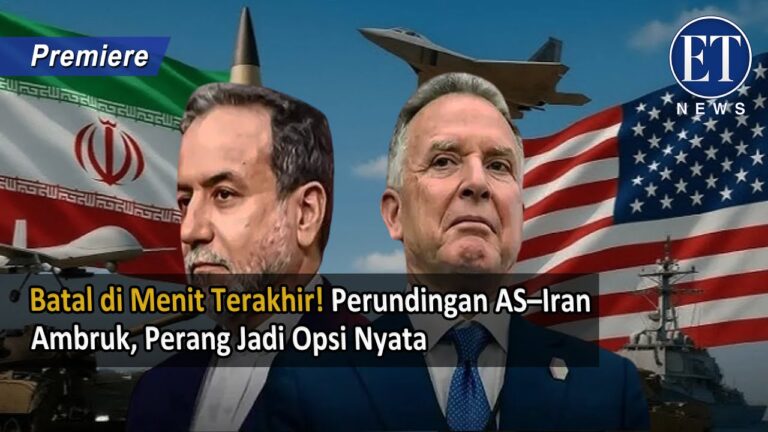Batal di Menit Terakhir! Perundingan AS–Iran Ambruk, Perang Jadi Opsi Nyata