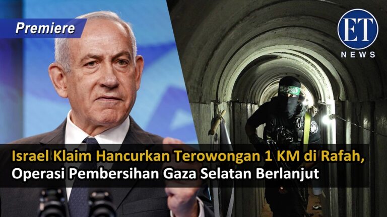 Israel Klaim Hancurkan Terowongan 1 Km di Rafah, Operasi Pembersihan Gaza Selatan Berlanjut