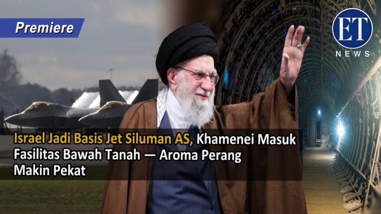 Israel Jadi Basis Jet Siluman AS, Khamenei Masuk Fasilitas Bawah Tanah — Aroma Perang Makin Pekat