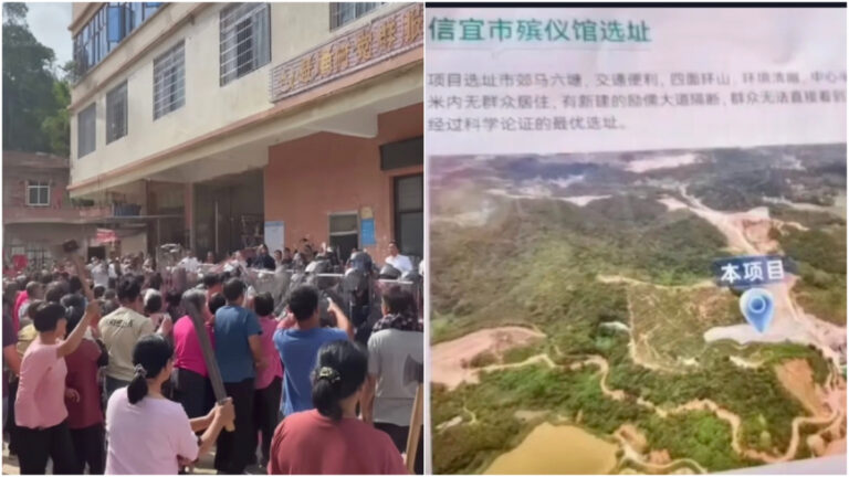 Berkedok Pembangunan Jalan, Ternyata Bangun Krematorium — Bentrokan Besar Polisi dan Warga Pecah di Guangdong, Tiongkok